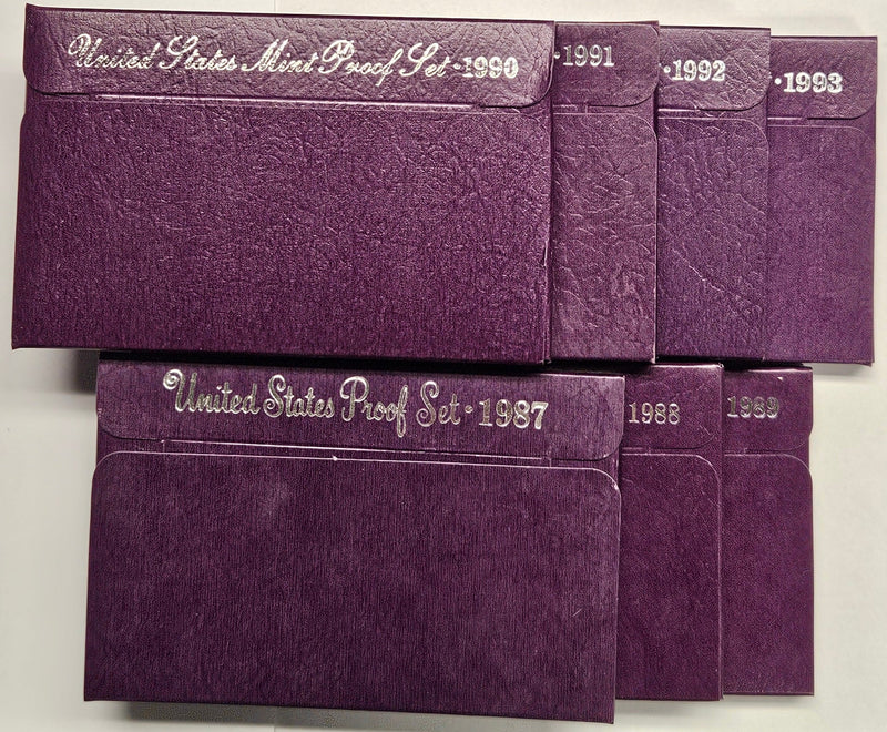 1987 to 1993 Proof Set Sale