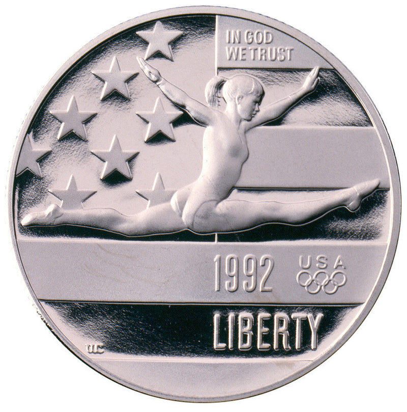 1992-S XXV Olympiad Half . . . . Gem Brilliant Proof in original U.S. Mint Box