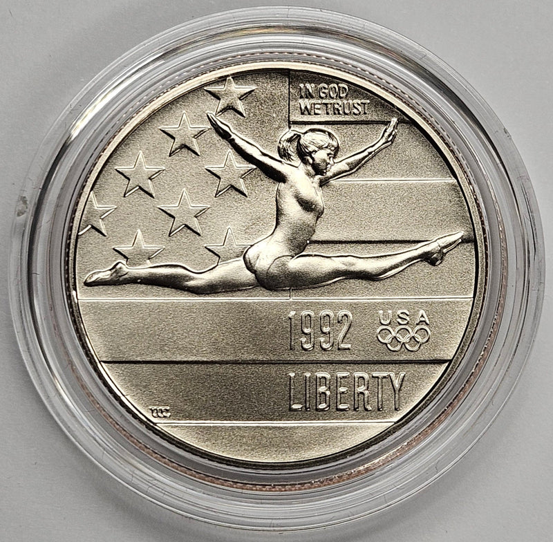 1992-P XXV Olympiad Half . . . . Gem BU in original U.S. Mint Capsule