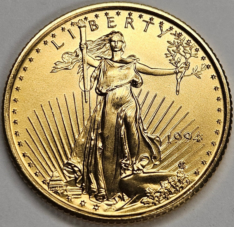 1994 1/4 oz. $10.00 Gold Eagle Superb Brilliant Uncirculated