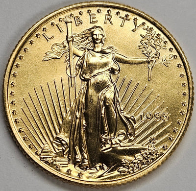 1995 1/4 oz. $10.00 Gold Eagle Superb Brilliant Uncirculated