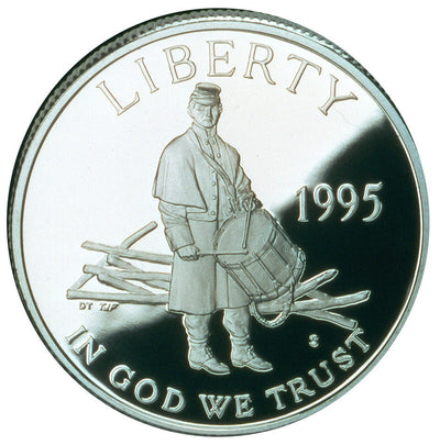 1995-S Civil War Battlefield Preservation Half Gem Brilliant Proof in original U.S. Mint Capsule