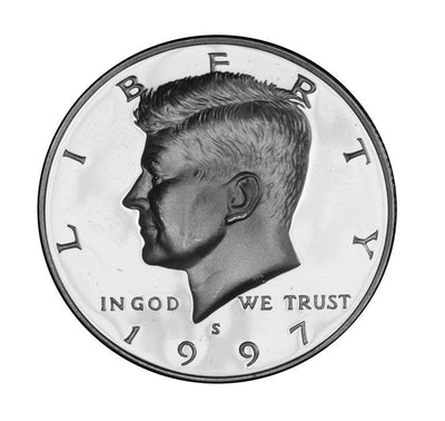 1997-S Kennedy Half Gem Brilliant Proof Silver