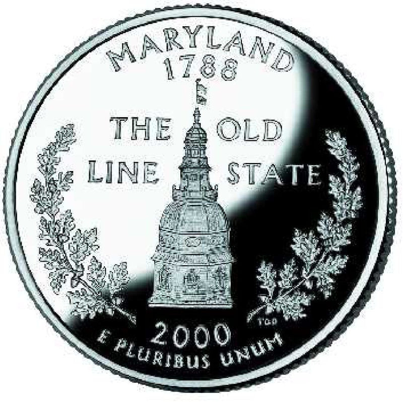 2000-D Maryland State Quarter Choice BU