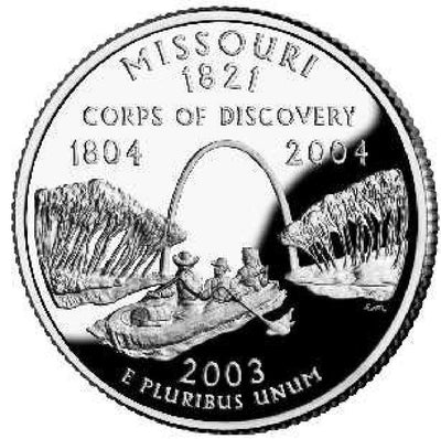 2003-D Missouri State Quarter Choice BU