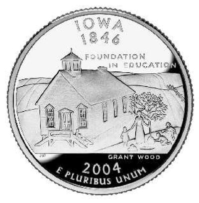 2004 Iowa State Quarter Choice BU