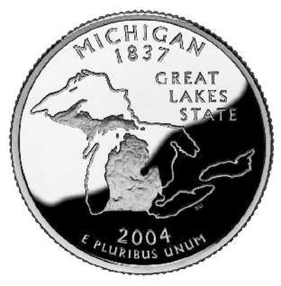 2004-D Michigan State Quarter Choice BU