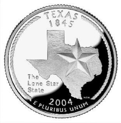 2004-D Texas State Quarter Choice BU