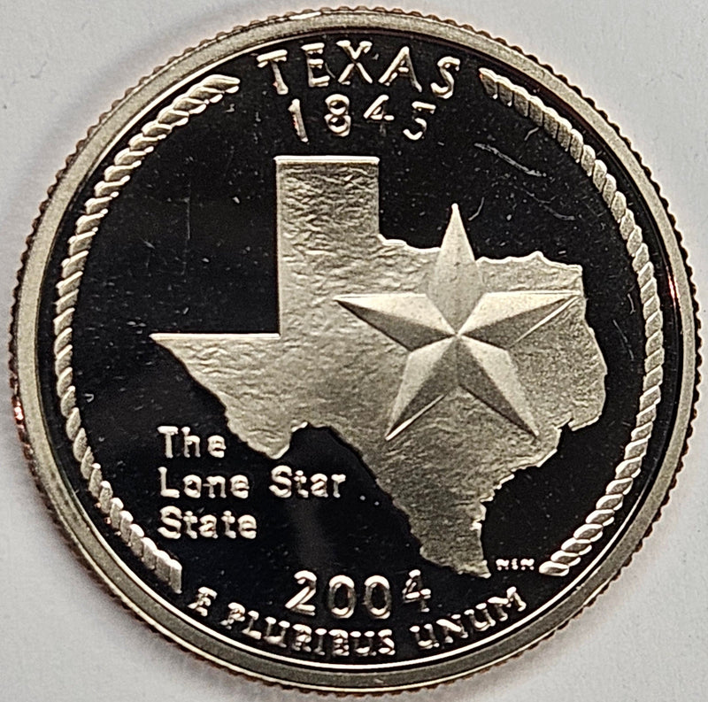 2004-S Texas State Quarter Superb Brilliant Proof