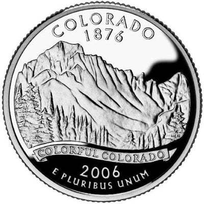 2006 Colorado State Quarter Choice BU
