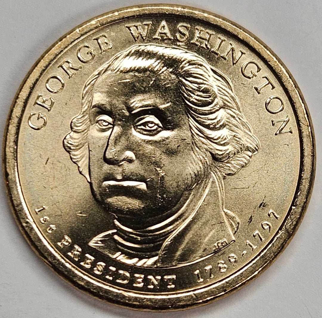 2007 George Washington Presidential Dollar Choice Brilliant