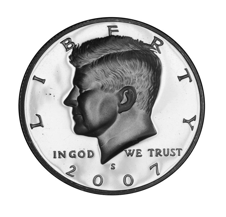 2007-S Kennedy Half Gem Brilliant Proof Silver