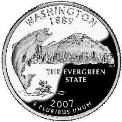 2007-D Washington State Quarter Choice BU