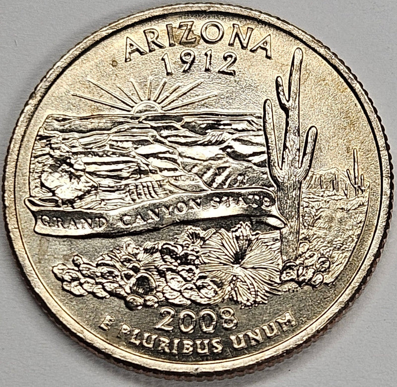 2008 Arizona State Quarter . . . . Choice BU