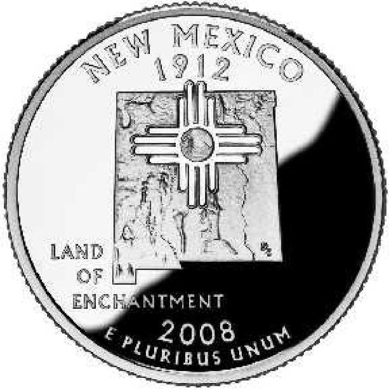 2008-D New Mexico State Quarter Choice BU