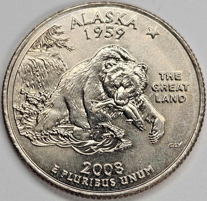 2008-D Alaska State Quarter . . . . Choice BU