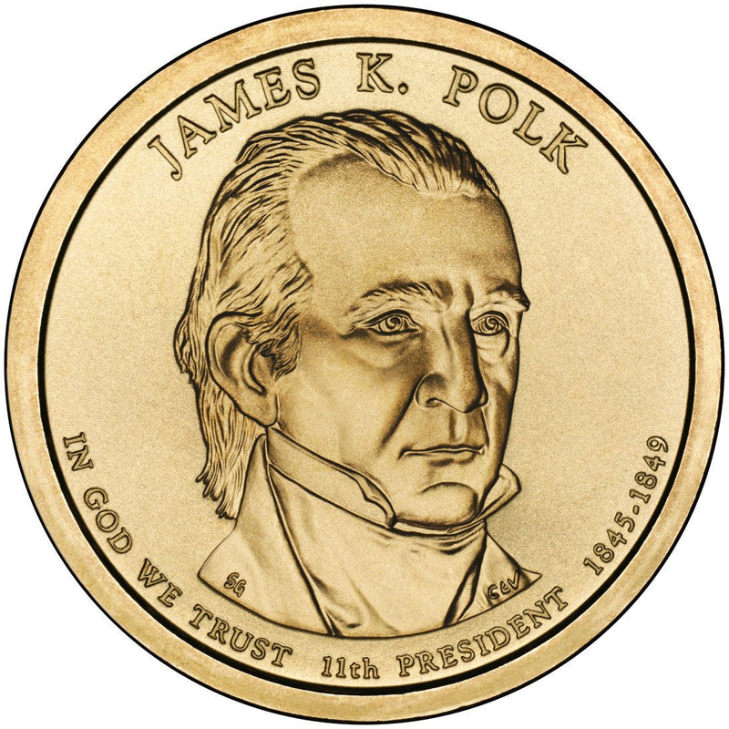 2009-PDS Polk Presidential Dollars Choice BU and Superb Proof