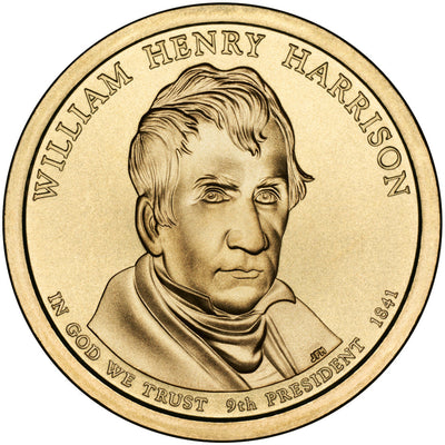 2009-D Henry Harrison Presidential Dollar Choice Brilliant Uncirculated