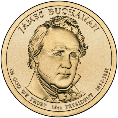 2010 Buchanan Presidential Dollar Choice Brilliant Uncirculated