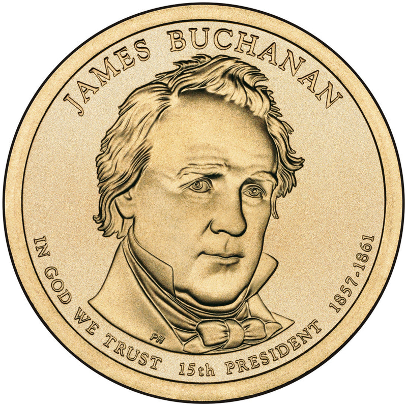 2010 Buchanan Presidential Dollar Choice Brilliant Uncirculated
