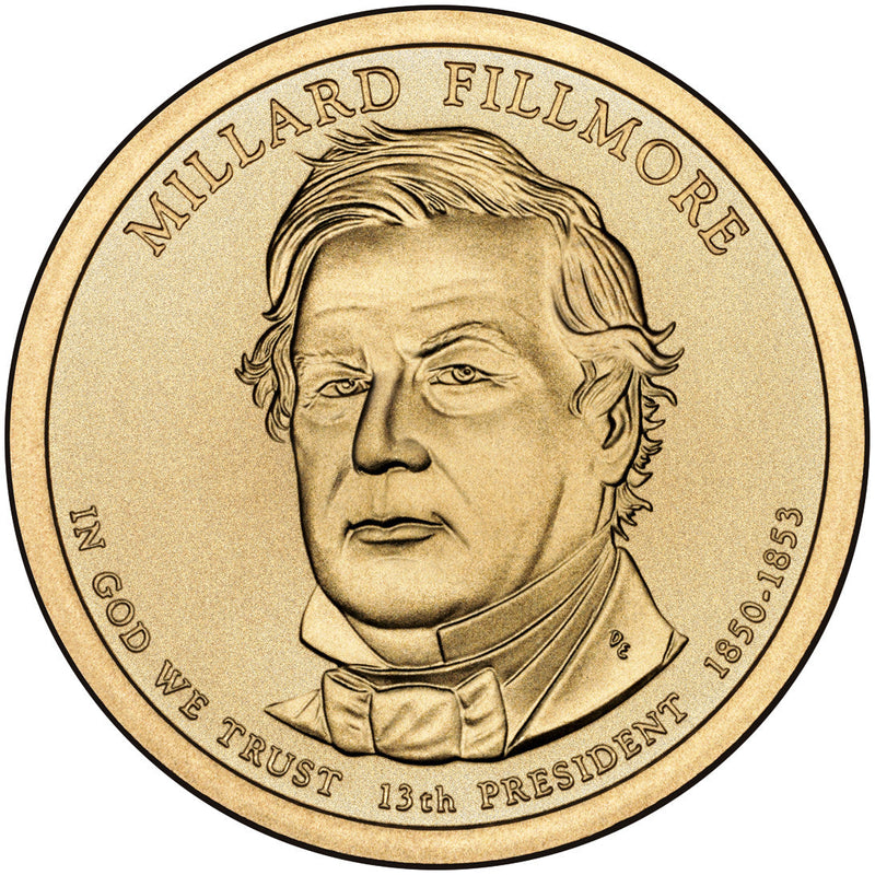 2010-D Fillmore Presidential Dollar Choice Brilliant Uncirculated