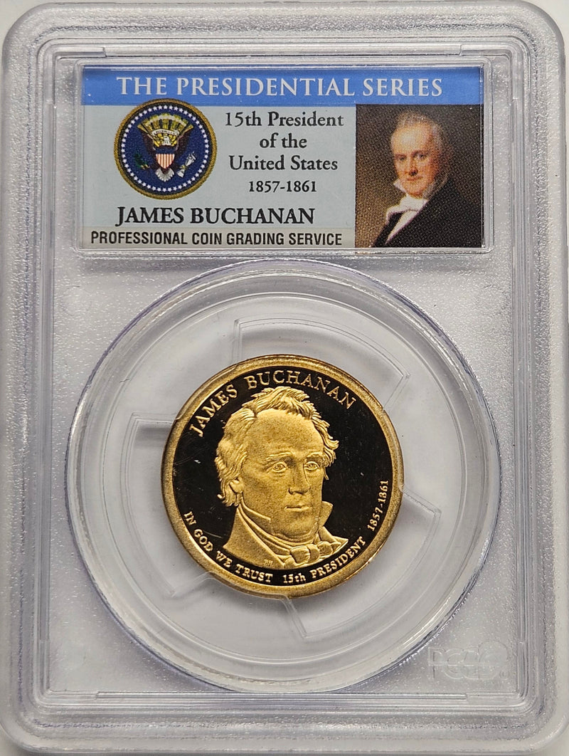 2010-S James Buchanan Presidential Dollar PCGS PR-69 DCAM