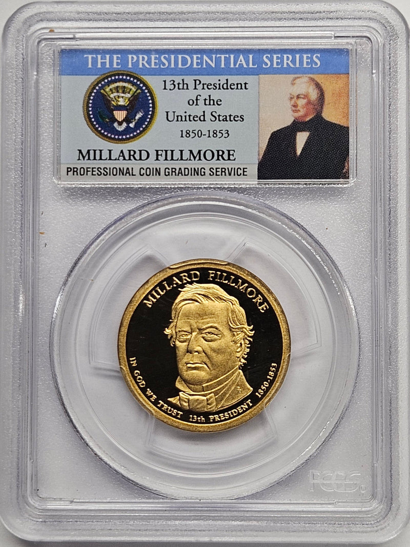 2010-S Millard Fillmore Presidential Dollar PCGS PR-69 DCAM