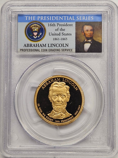 2010-S Abraham Lincoln Presidential Dollar PCGS PR-69 DCAM