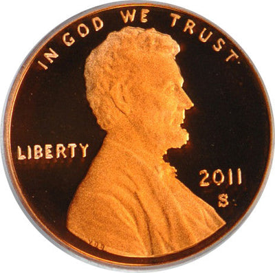 2011-S Lincoln Shield Cent Gem Brilliant Proof