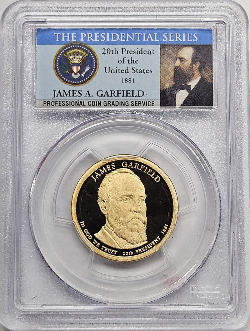 2011-S James Garfield Presidential Dollar PCGS PR-69 DCAM