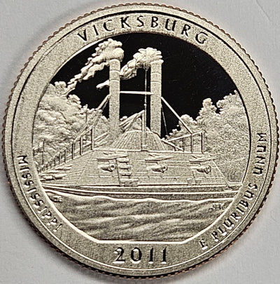 2011-S Vicksburg National Military Park, MS Quarter  Superb Brilliant Proof