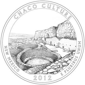 2012 Chaco Culture National Park, NM Quarter  Choice BU