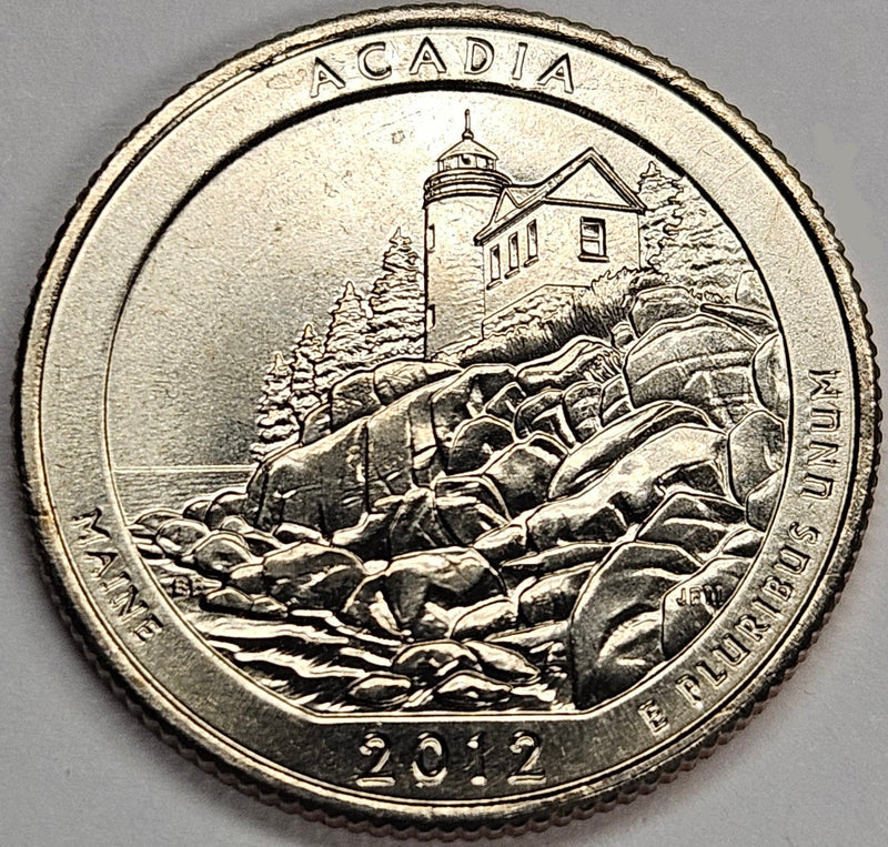 2012-S Acadia National Park, ME Quarter . . . . Gem Brilliant Uncirculated