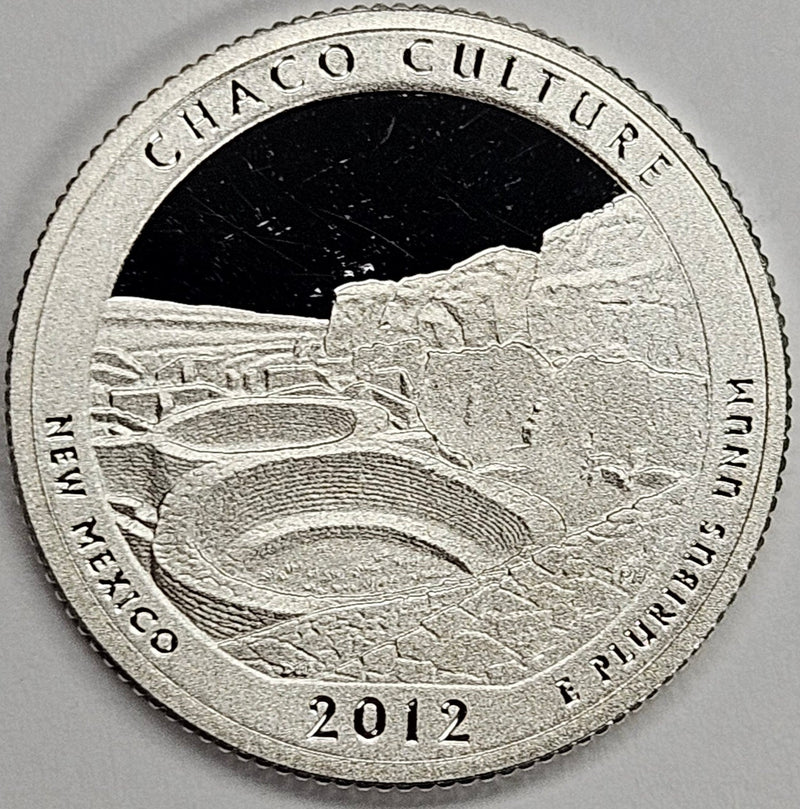 2012-S Chaco Culture National Park, NM Quarter  Superb Brilliant Proof Silver