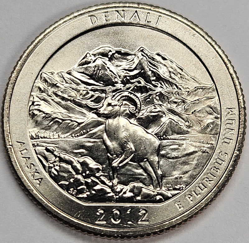 2012-S Denali National Park, AK Quarter  . . . . Gem Brilliant Uncirculated