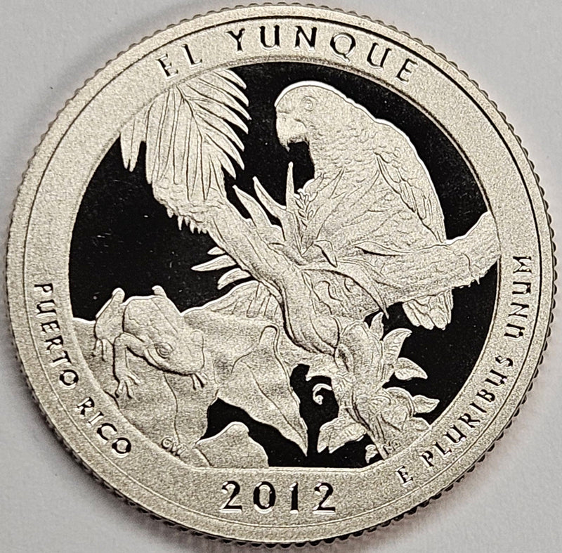 2012-S El Yunque National Forest, PR Quarter  Superb Brilliant Proof
