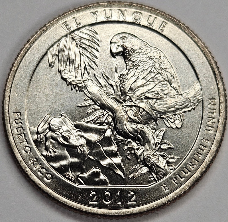 2012-S El Yunque National Forest, PR Quarter  . . . . Gem Brilliant Uncirculated