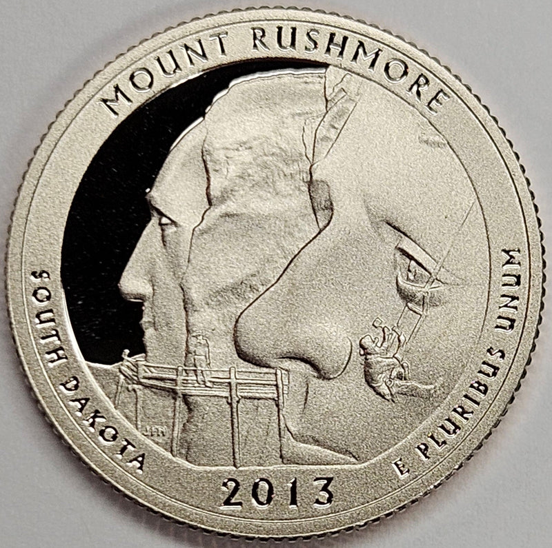 2013-S Mount Rushmore National Memorial, SD Quarter  Superb Brilliant Proof