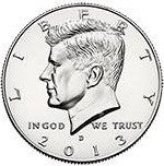 2013-D Kennedy Half Brilliant Uncirculated