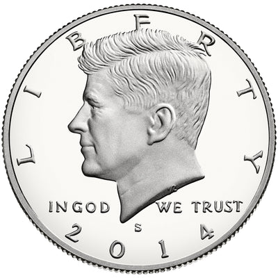 2014-S Kennedy Half Gem Brilliant Proof Silver