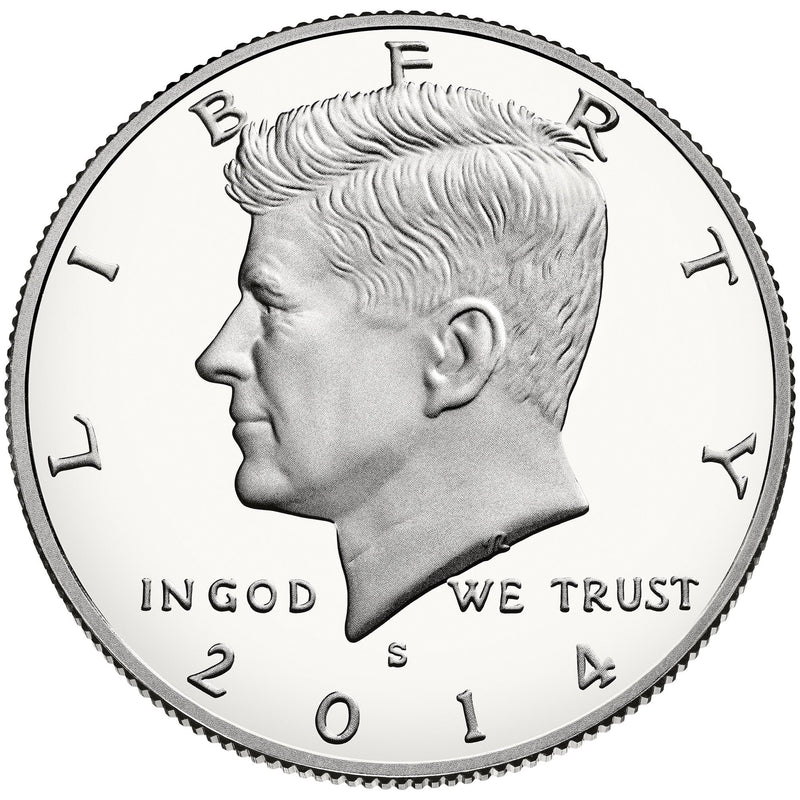 2014-S Kennedy Half Gem Brilliant Proof Silver