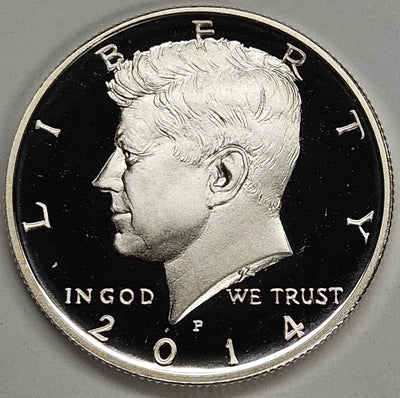 2014 Kennedy Half Superb Proof Silver 50th Anniversary