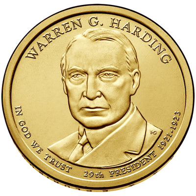 2014 Harding Presidential Dollar Choice Brilliant Uncirculated