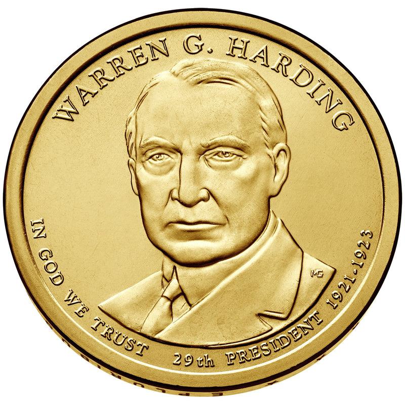 2014 Harding Presidential Dollar Choice Brilliant Uncirculated