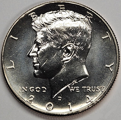 2014-D Kennedy Half Superb BU 50th Anniversary