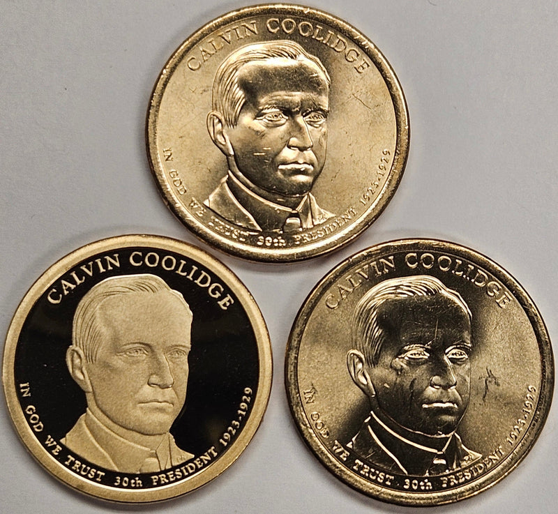 2014-PDS Coolidge Presidential Dollars . . . . Choice BU and Superb Proof