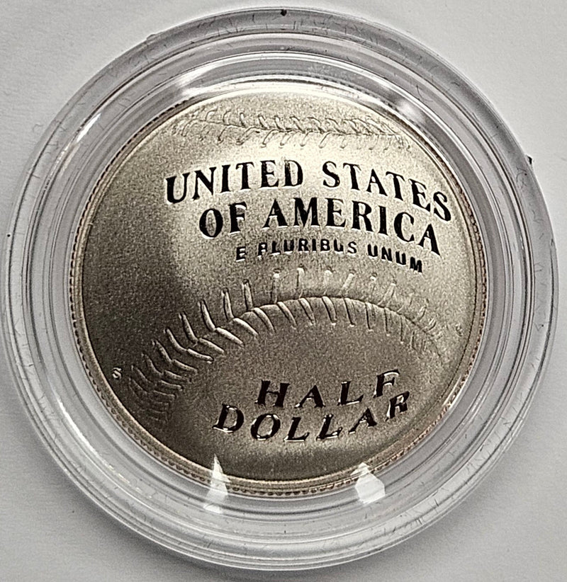 2014-S National Baseball Hall of Fame Half . . . . Gem Brilliant Proof in original U.S. Mint Capsule