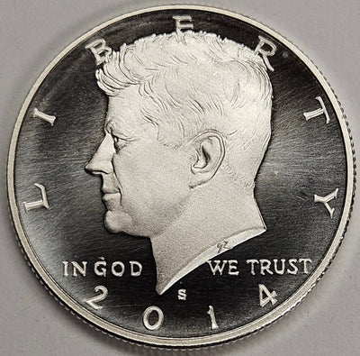 2014-S Kennedy Half Superb Enhanced Proof Silver 50th Anniversary
