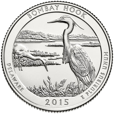 2015-D Bombay Hook National Wildlife Refuge, DE Quarter  Choice BU