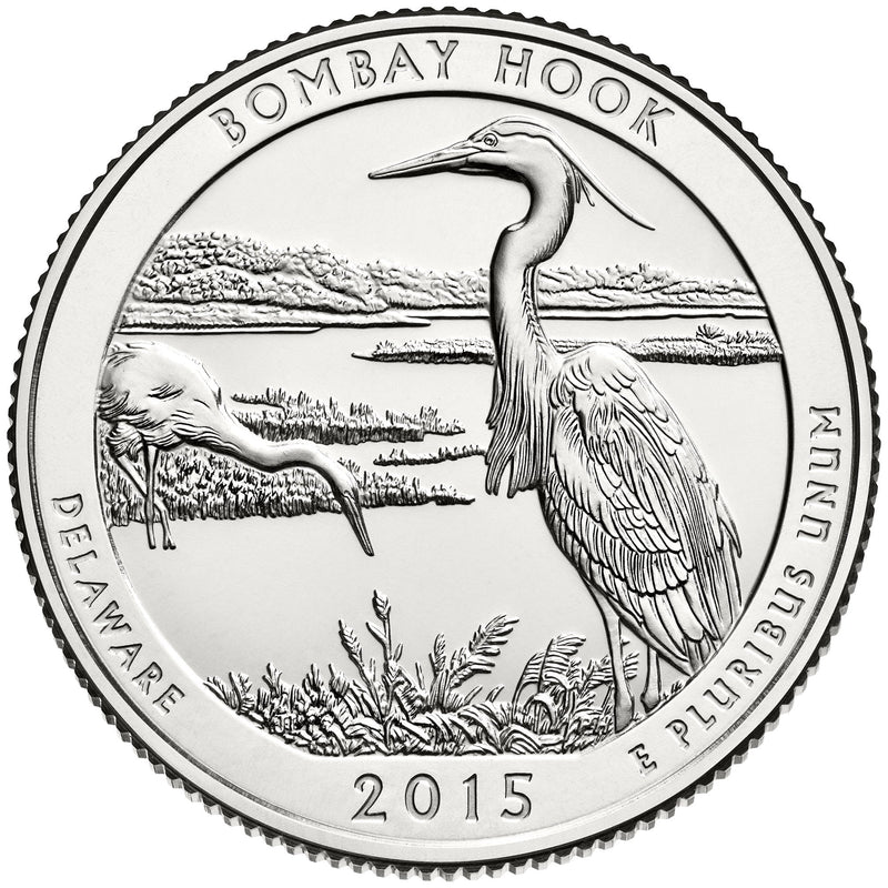 2015 Bombay Hook National Wildlife Refuge, DE Quarter  Choice BU